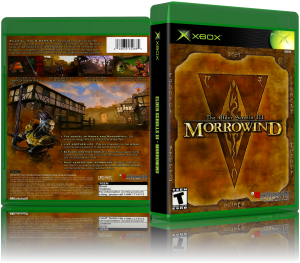 Elder Scrolls III - Morrowind (USA)3D Boxes Back Front